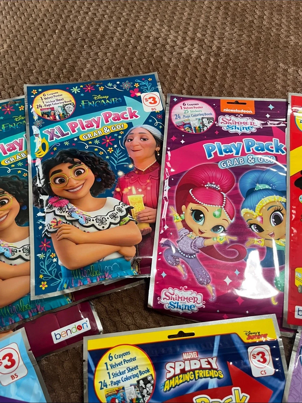 Disney coloring learning packs